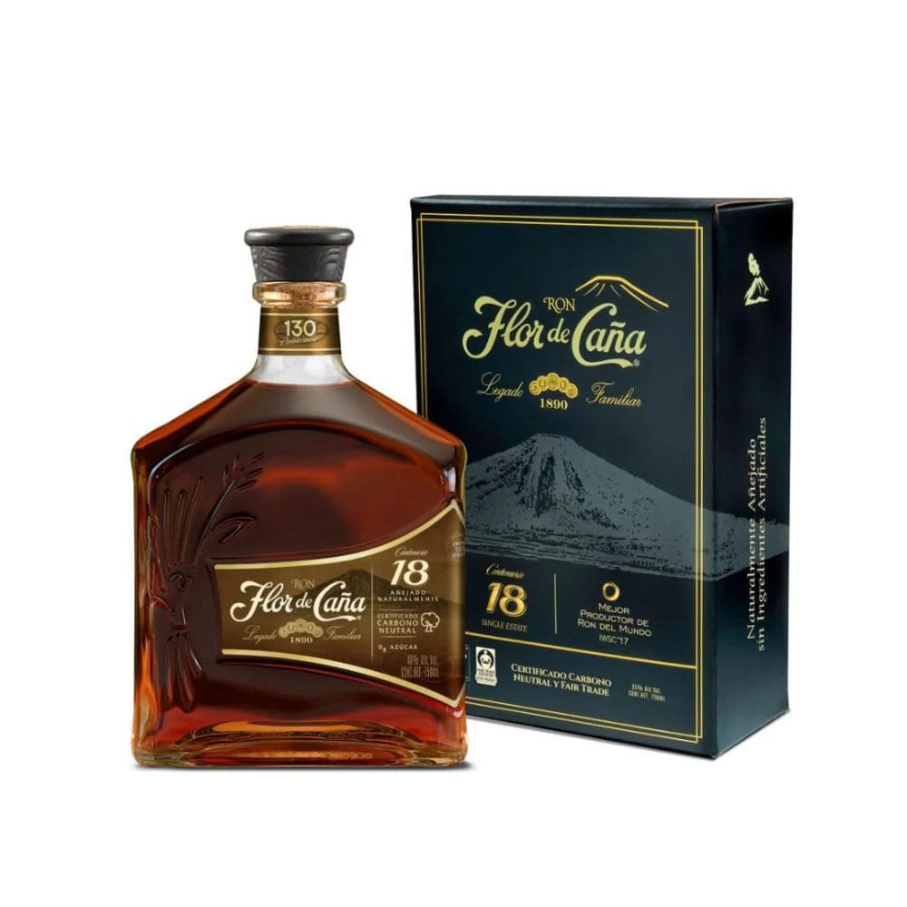 Ron Flor de caña 18 años  / Botella 